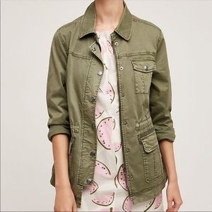 Anthropologie Marrakech Green Utility Jacket